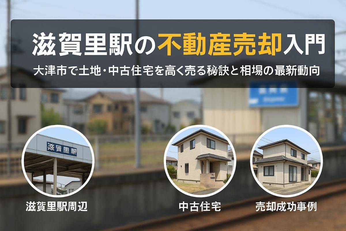 滋賀里駅で不動産売却の基礎知識と最新相場データ｜大津市で土地や中古住宅を高く売る方法と成功事例