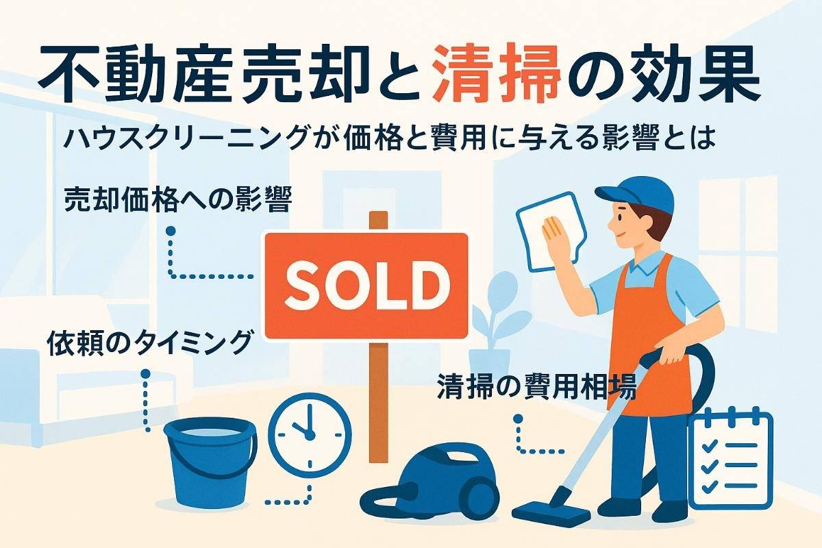 不動産売却にハウスクリーニングが売却価格や費用相場に与える効果と注意点を徹底解説