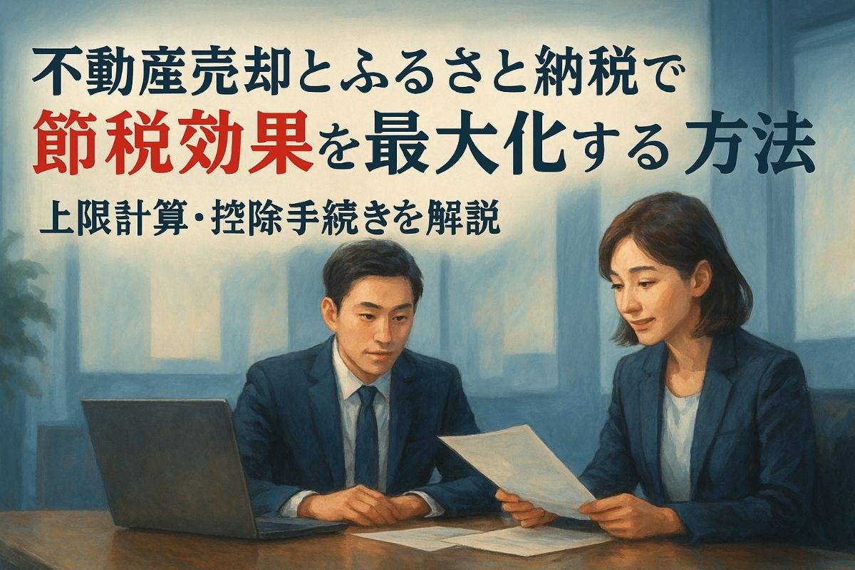 不動産売却とふるさと納税で節税効果を最大化する方法と上限計算・控除手続き解説