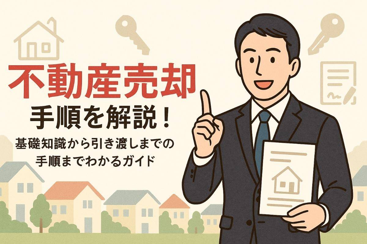 不動産売却の手順を解説！基礎知識から引き渡しまでの手順までわかるガイド