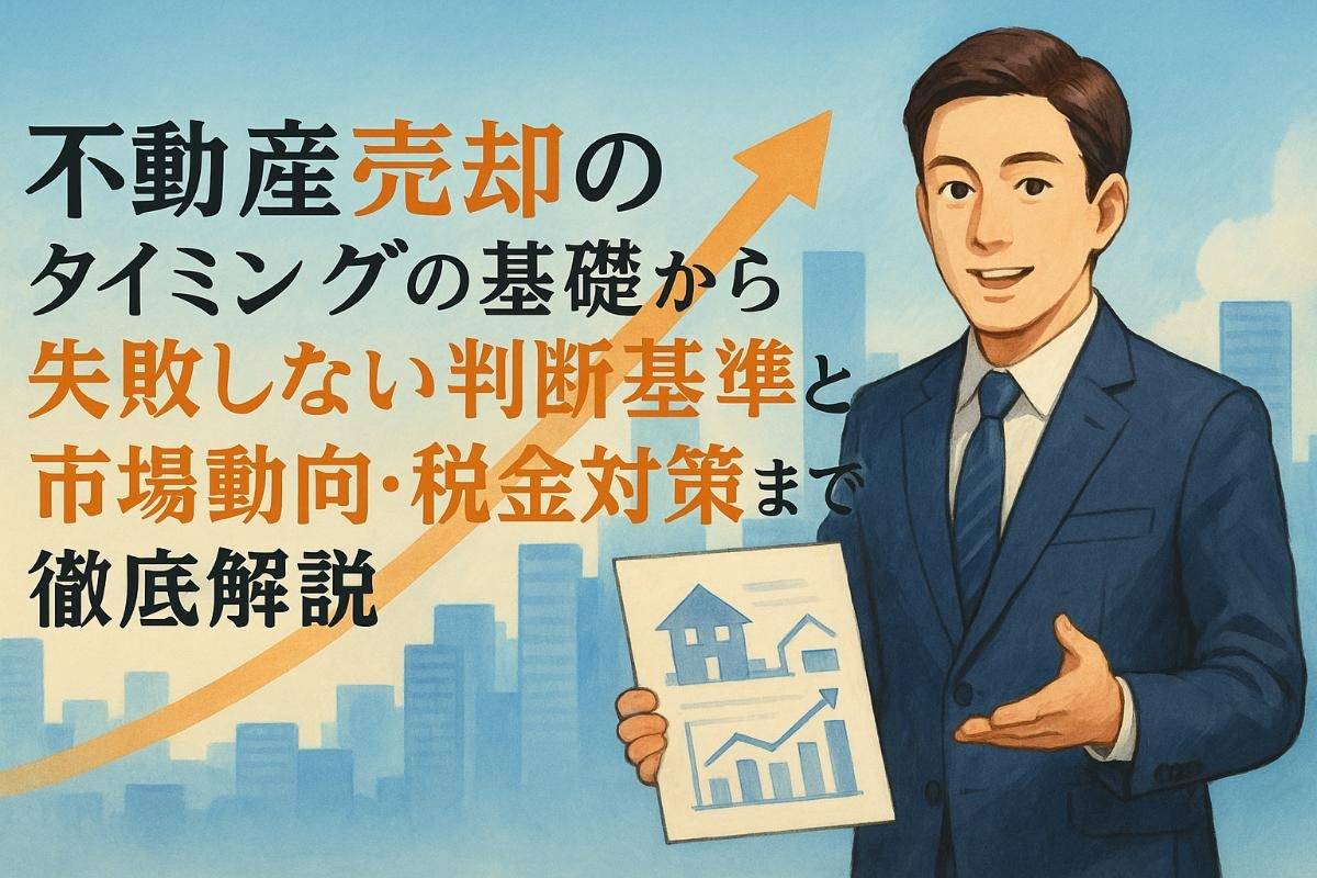 不動産売却のタイミングの基礎から失敗しない判断基準と市場動向・税金対策まで徹底解説