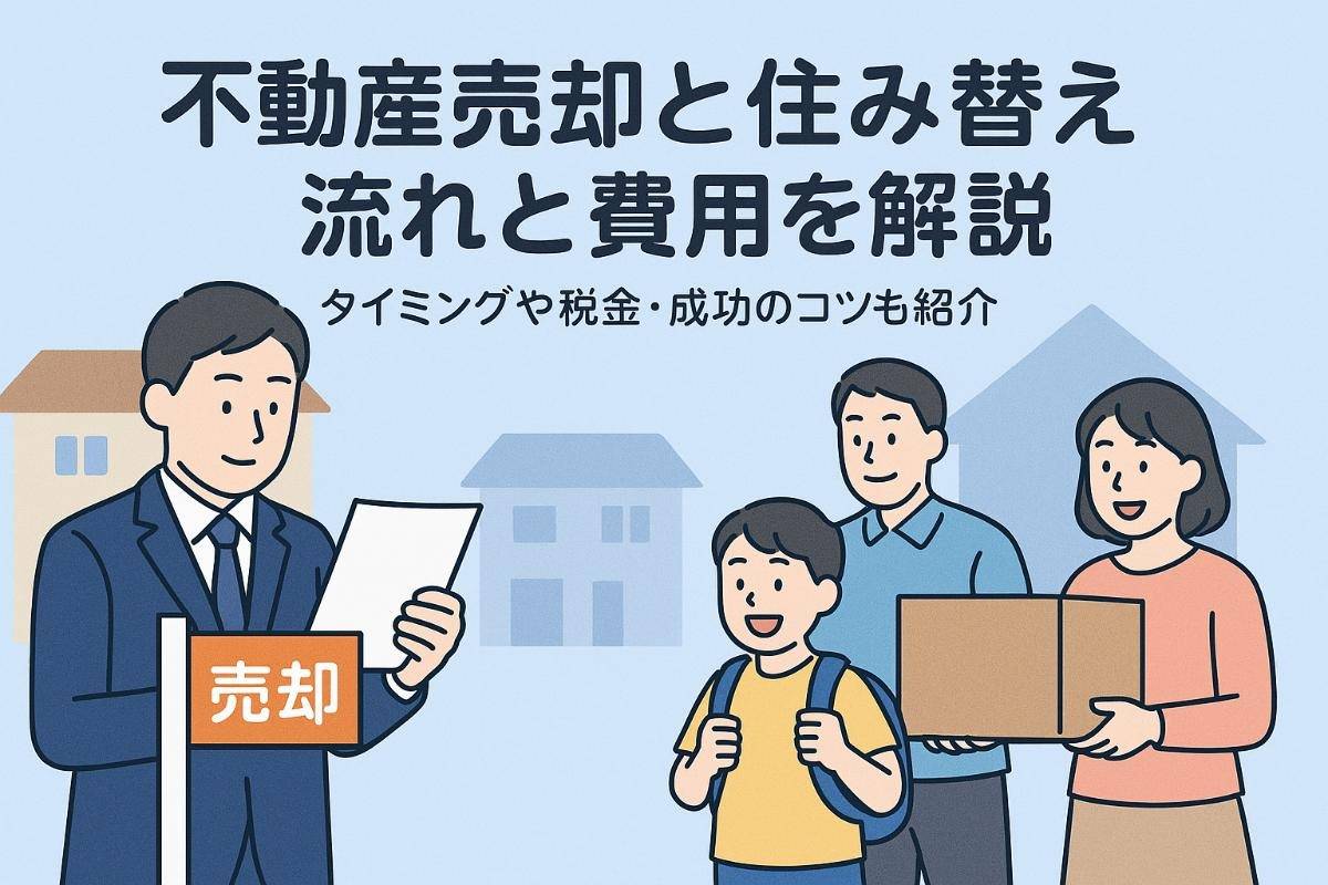不動産売却と住み替えの流れと費用を解説｜タイミングや税金・成功のコツも紹介