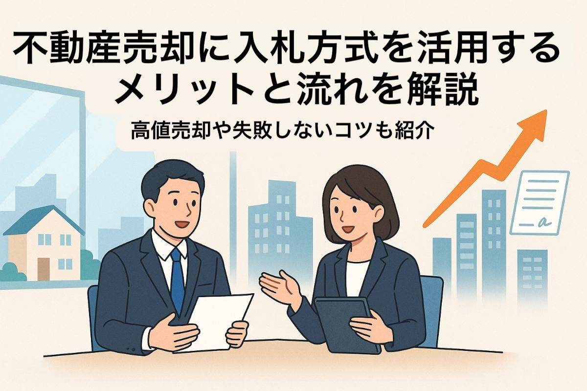 不動産売却に入札方式を活用するメリットと流れを解説｜高値売却や失敗しないコツも紹介