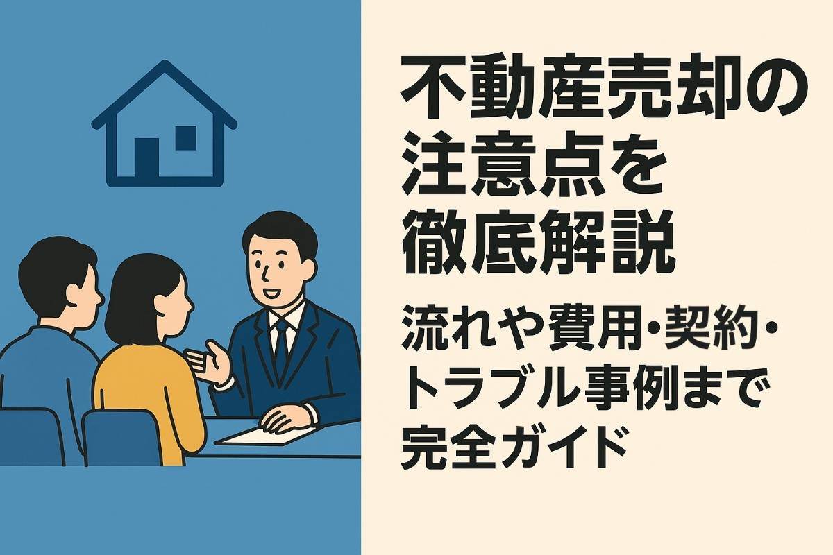 不動産売却の注意点を徹底解説｜流れや費用・契約・トラブル事例まで完全ガイド