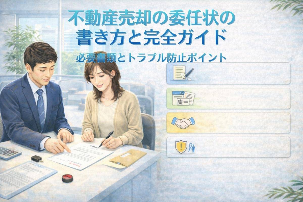 不動産売却の委任状の書き方と完全ガイド｜必要書類とトラブル防止ポイント