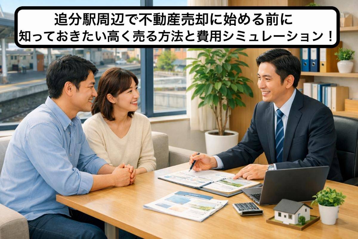 追分駅周辺で不動産売却に始める前に知っておきたい高く売る方法と費用シミュレーション！